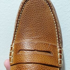 Cole Haan Men's Chestnut Pebble Leather Penny Loafers 10